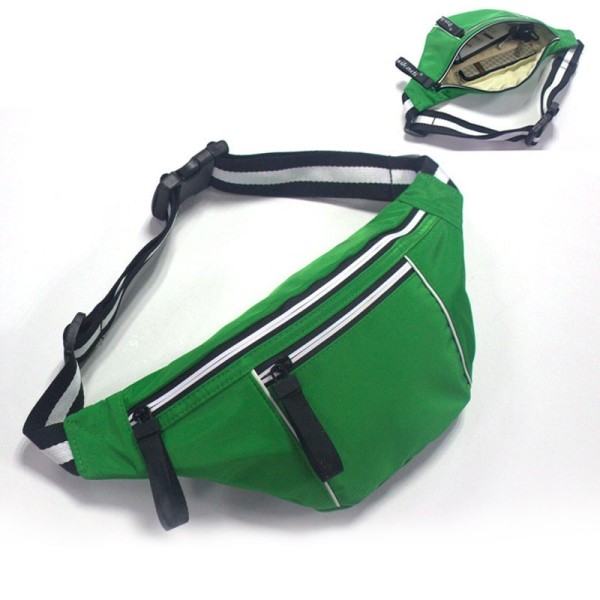Pure Color Polyester Waist Bag private label custom waist bag for sport