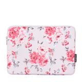 Laptop Sleeve 14inch Flower Printing Shock Resistant Notebook Protective Bag Carrying Case Compatible for 2020 MacBook 16inch