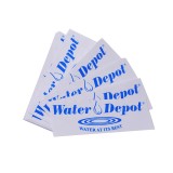 outdoor use weather resistant die cut truck vinyl PC logo stickers custom printing