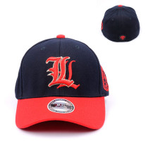 New fashion fitted baseball hat wirh sticker label logo