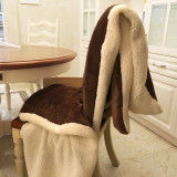 High Quality Extra Plush Jacquard Floral Flannel Bed Blanket Fluffy Bedding Blankets