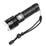 strong light flashlight telescopic focusing flashlight high-power bright concentrating long-range home XHP90 flashlight