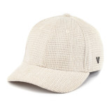 High quality custom metal plate logo luxury women fashion baseball cap 6 panel