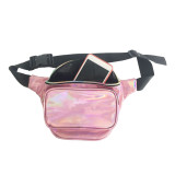 2021 Waist Bag Casual Women Bum Bag Shiny  Neon Fasion Hologram Waist Bag