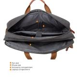 Multi-Functional Convertible Messenger Business Briefcase Shoulder Bag Laptop Case with Handbag