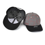 Design leather fabric baseball hat custom embroidery logo hat and cap baseball