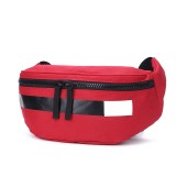 New Products Good Quality Pure Color Polyester Waist Bag with low price