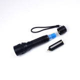 5000 lumen tactical zoomable cob led 18650 flashlight rechargeable powerful flashlight