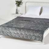 7 Layers Bamboo  Warm and Cooling Weighted Blanket 15LBS with Glass Beads