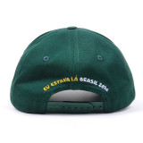 design embroidery cotton patch baseball cap