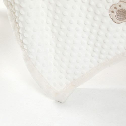 Soft Dot Minky Newborn Baby Throw Blanket Gift for Girls and Boys
