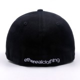 Fashion 3d puff embroidery logo cotton 6 panels baseball caps
