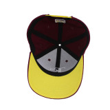 100% cotton 6 panel custom embroidery black dad hat wholesale