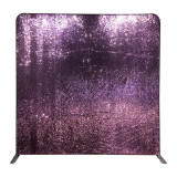 high quality customized show equipment shoot exhibit stall straight sequin photo booth backdrop