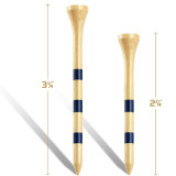 Shank And Cup Logo Printed Bamboo Golf Tee,Golf Tee Middle