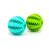 Tpr Durable Non-Toxic Colored Pet Puppy Chewer Food Leakage Balls Dogs Toy