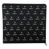 Trade show events 10ft tension fabric ez tube display stand straight backdrop wall display stand