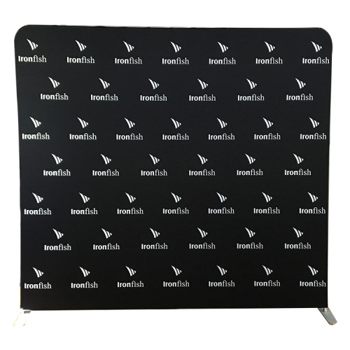 Trade show events 10ft tension fabric ez tube display stand straight backdrop wall display stand