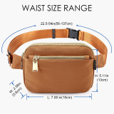 Most popular men waist bag  OEM fashion casual fanny pack black  nylon belt bag men waist bag