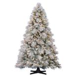 Wholesale 7.5 10ft big metal frame wrought iron Green fiber Giant Slim Artificial spiral Led light pine collapsible Christmas Tr