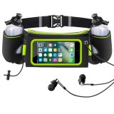 Hot sale reflection waist bags runners waterproof phone bag belt bumbag sports men women running belt with water bottle