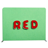 Custom size green white red orange washable photo shoot backdrop for photography double sided printing