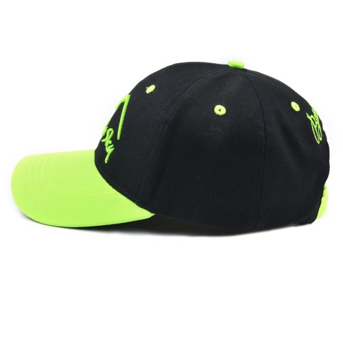 3D embroidery two tone color sports cap baseball hat