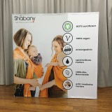 8' 10' high quality trade show equipment tension fabric  pop up displays pop up display 2x3