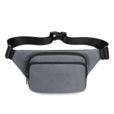 Men's Nylon Korean Casual Men and Women Chest Bag Sports Canvas Shoulder Cross-body Cag Wholesale