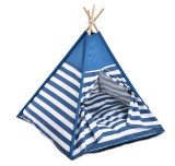 Terrazzo Style Detachable Dog Hideaway Houses Canvas Fabric Pet Teepee