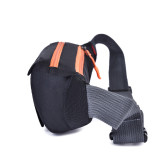 Custom logo acceptable wholesale fashion adjustable belt travel sport unisex canvas fanny pack waist bag