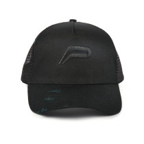 Plain black distressed trucker hat mesh vintage trucker hat unstructured trucker hat