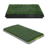 Indoor 3-Piece Puppy Pee Relief Pet Toilet Non-Toxic Synthetic Grass Mat Dog Potty Pad
