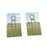 New Design Light Weight Divot Tool Golf Simple Divot Repair  Tool