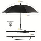 Custom Logo Long Shaft Golf Umbrella with Long Handle