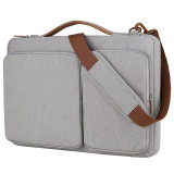 Portable Anti-scratch Nylon Business Laptop Messenger Bag For Macbook Pro With  Sturdy Well -Padded Shoulder Strap For Work