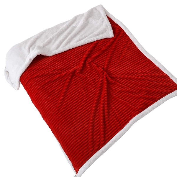 Sherpa Fleece Throw Blanket Winter Warm Soft Fuzzy Reversible Lightweight Blanket for Couch, Sofa and Bed