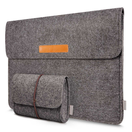 Soft Notebook Laptop Bag Felt Sleeve Pouch Protective Cover PU Carrying felt laptop sleeve