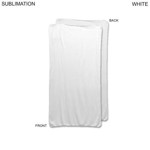 High Quality White Blank Ultra Plush Flannel Throw Blanket For Heat Press