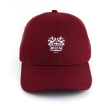 Brand quality mens 3d embroidery logo 6 panel baseball cap custom