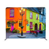 Printing graphic design tension fabric spandex backdrop stand