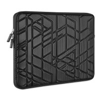 13.3 inch 3D carbon fiber waterproof fabric laptop sleeve in black