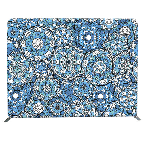 custom size collapsible aluminum 10ft tubes tension fabric photobooth backdrop