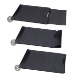 Leather and Felt Hybrid Laptop Sleeve for MacBook Pro/Air 13.3 Inches Black
