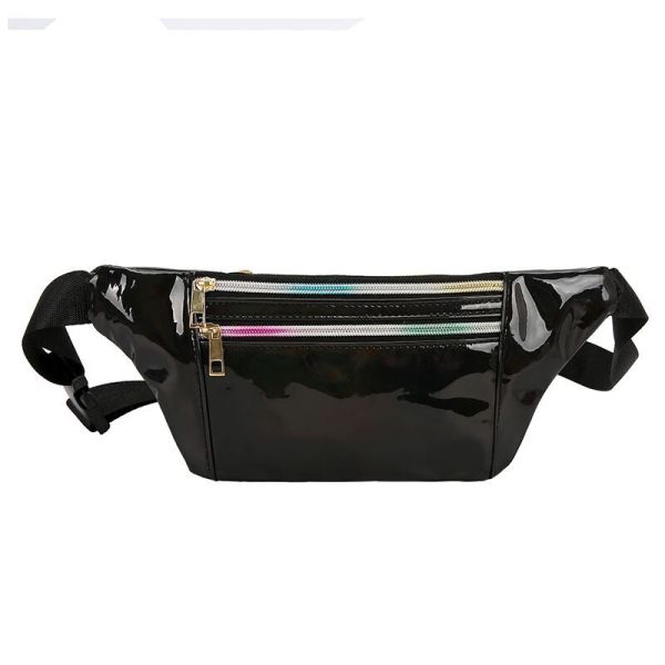 Fashion Ladies Custom Logo Cheap Sport Waist Bag PU Fanny Pack