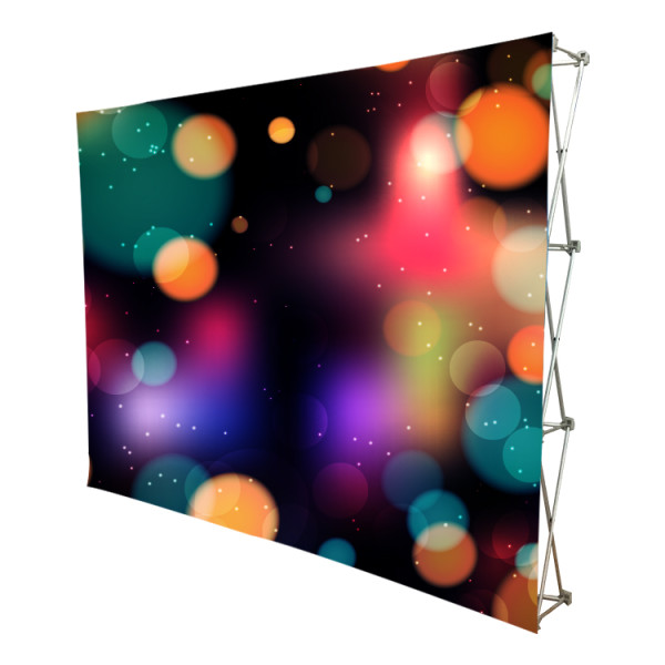 high quality aluminium fabric exhibit stand banner wall pop up display