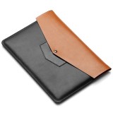 13.3 Inch PU Leather Professional Protective Carrying Laptop Sleeve For Macbook Air/ Pro 13inch with Magnetic Button