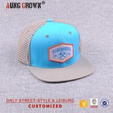6 panel embroidery mesh sport cap custom
