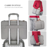 Portable Anti-scratch Nylon Business Laptop Messenger Bag For Macbook Pro With  Sturdy Well -Padded Shoulder Strap For Work