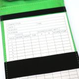 Custom Logo Leather  Golf Scorecard Holder with Insert Card